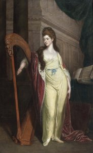 Portret van Elizabeth, barones Craven, later markgravin van Brandenburg-Ansbach