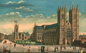 Westminster Abbey en St. Margarets Kerk, ca. 1793