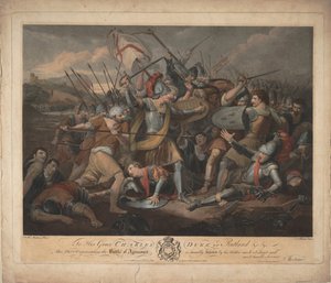 De Slag bij Agincourt op 25 oktober 1415, 1783 door Thomas Burke