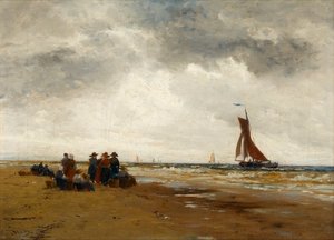 Wachten op de terugkeer van de vissersboten, Nederland