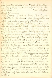 Beschrijft een bezoek aan de National Academy [Gallery] in Londen. Transcriptie door Thomas Butler Gunn
