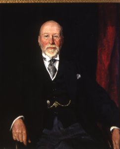 Portret van Sir William Nicholson, ca.1935-36 door Thomas Cantrell Dugdale