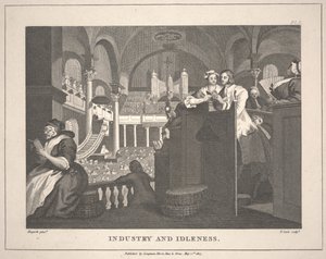 Industry and Idleness [naar Hogarth