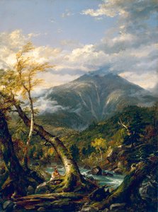 Mount Marcy vanaf de Opalescent River