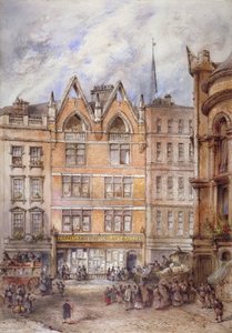 Gracechurch Street, City of London, 1882 door Thomas Colman Dibdin
