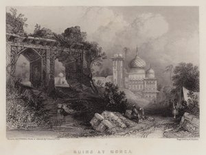Ruïnes in Monea door Thomas Colman Dibdin
