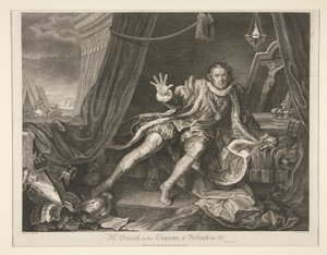 Mr. Garrick in de rol van Richard III