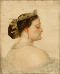 Portret van Mathilde Bonaparte 1820-1904, Franse prinses