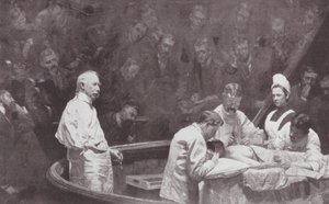 Philadelphia: Dr. D Hayes Agnew, aan het einde van een kliniek door Thomas Cowperthwait (after) Eakins
