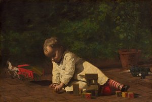 Baby aan het spelen