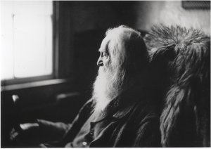 Walt Whitman in Camden, N.J., ca. 1891 (zilverdruk op papier) door Thomas Cowperthwait Eakins
