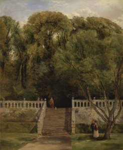 Op het Terras bij Haddon Hall, Derbyshire