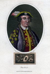 Pascal Paoli, 18e-eeuwse Corsicaanse generaal en patriot, 1820 door Thomas Dale
