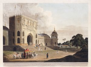 Poort van een Moskee gebouwd door Hafiz Ramut, Pillibeat, 1825-1826