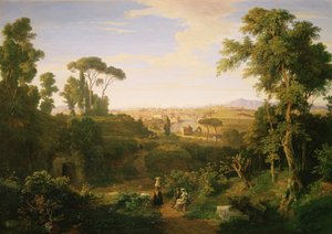 Een Uitzicht op Rome en de Campagna