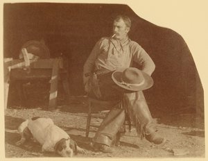 [Cowboy op de B-T Ranch, Missouri Territory]. door Thomas Eakins