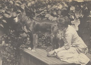 [Margaret Eakins en Harry]. door Thomas Eakins