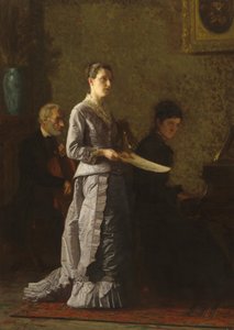 Een zielig lied zingen door Thomas Eakins