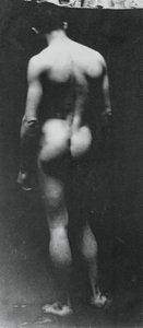 Staande Naakt Samuel Murray, ca. 1890-1892