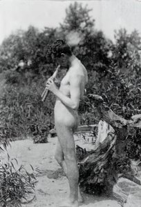Staande Fluitspeler Studie voor Arcadia, ca. 1883