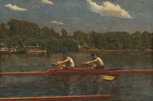 De Biglin-broers racen, 1872 door Thomas Eakins
