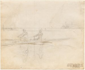 De Biglin-broers draaien de paal, 1873
