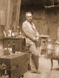 Thomas Eakins in zijn studeerkamer, 1889
