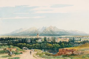 Kasteel Lomnitz en de Tatra in Hongarije door Thomas Ender