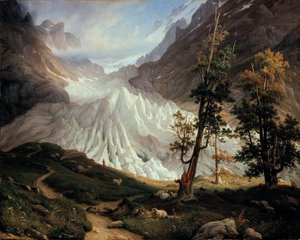 De lagere Grindelwald-gletsjer