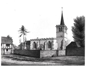 Een Engelse kerk door Thomas Fisher