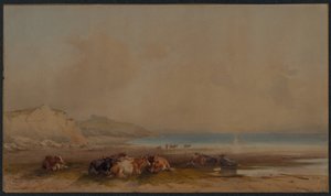 Landschap, 1885 door Thomas Francis Wainwright