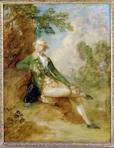 Edward Augustus, Hertog van Kent, c.1787 door Thomas Gainsborough
