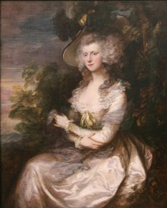 Duits: Mevrouw Thomas Hibbert Portret van mevrouw Thomas Hibbert door Thomas Gainsborough