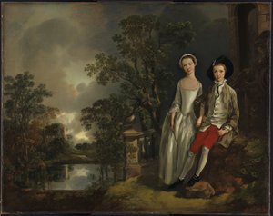 Heneage Lloyd en zijn zus, Lucy door Thomas Gainsborough