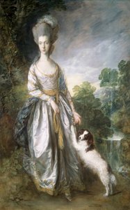Lady Brisco door Thomas Gainsborough