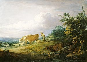 Landschap door Thomas Gainsborough
