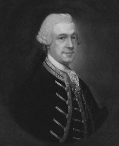 Portret van Claudius Amyand
