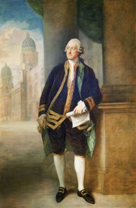 Portret van John Montagu, 4e graaf van Sandwich door Thomas Gainsborough