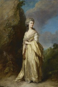 Portret van mevrouw Peter William Baker door Thomas Gainsborough