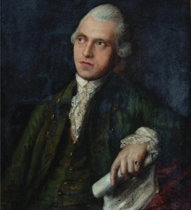 Portret van de componist en violist Antonín Kammel 1730-1784, ca. 1768