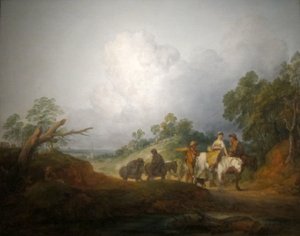 Terugkeren van de markt door Thomas Gainsborough