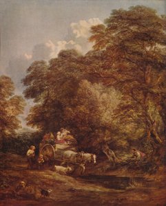 De Marktkar door Thomas Gainsborough