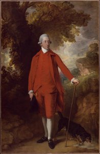 Thomas Gainsborough - De edelachtbare Richard Savage Nassau de Zuylestein, M.P door Thomas Gainsborough