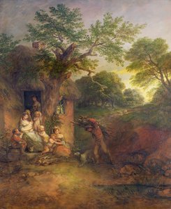 Huis van de Houthakker door Thomas Gainsborough