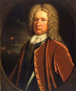 Admiraal Sir Charles Wager (1666-1743) door Thomas Gibson
