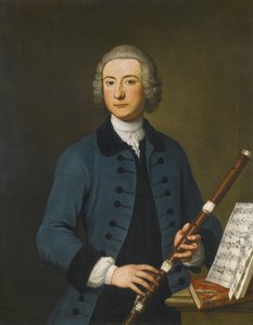 Portret van Lewis Christian Austin Granom, 1743 door Thomas Gibson