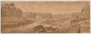 Een selectie van twintig van de meest pittoreske uitzichten in Parijs, 1802 door Thomas Girtin