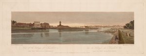 Een selectie van twintig van de meest pittoreske uitzichten in Parijs: Uitzicht op het dorp Chaillot, 1803 door Thomas Girtin