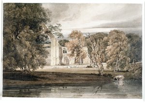 Bolton Abbey door Thomas Girtin