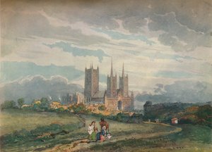 Kathedraal van Lincoln, c1795 door Thomas Girtin